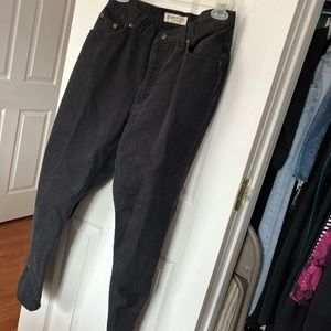 St John’s Bay Black Women’s Straight Cotton Jeans